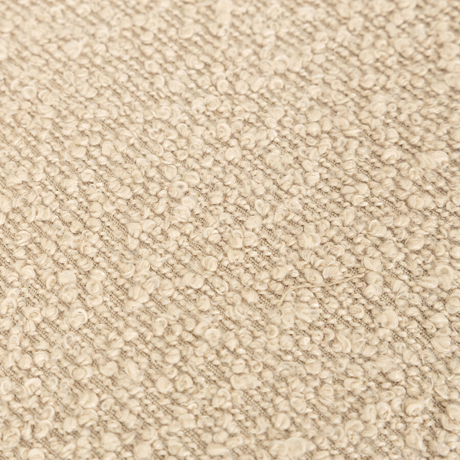 Silla de comedor borreguito beige Mina 49x60x91cm