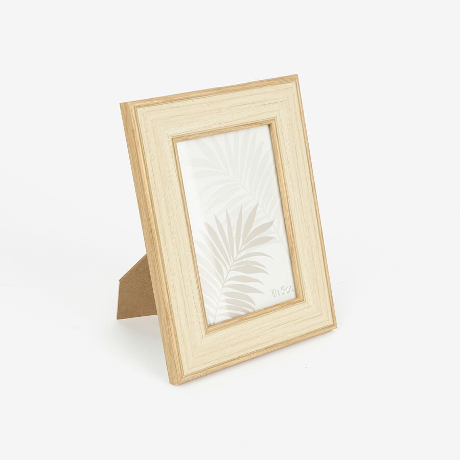 Marco de fotos efecto madera Blat 10x15cm