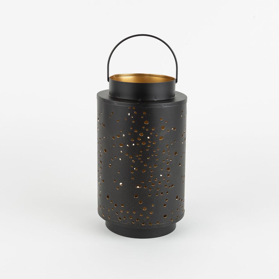 Portavelas metal Ø14x24cm en varios modelos