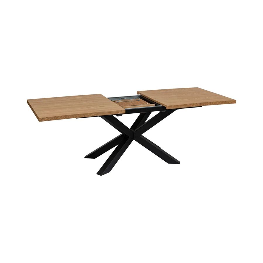 Mesa de comedor extensible de madera DM Denver 180/220x90x76cm