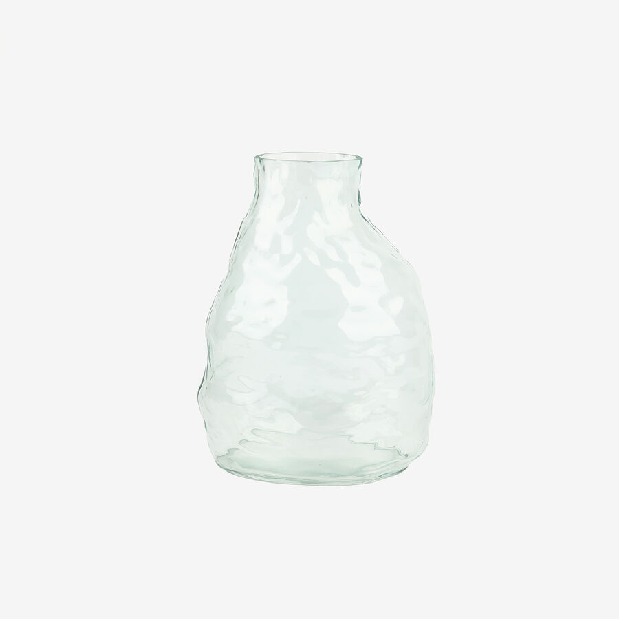 Jarr&oacute;n de cristal transparente Biras 21x15x23cm