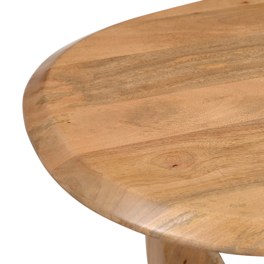 Mesa de centro de madera de mango Aero 120x70x48cm Clau&Chloe