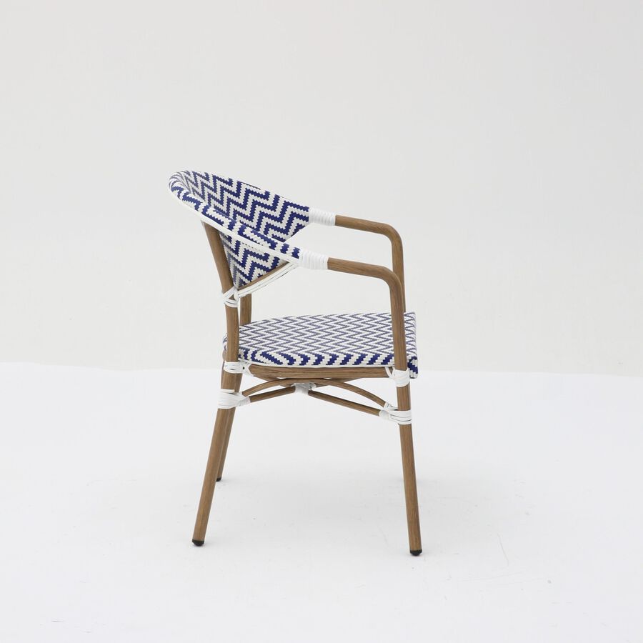 Silla de jardín de ratán sintético Marine 57x60x83cm