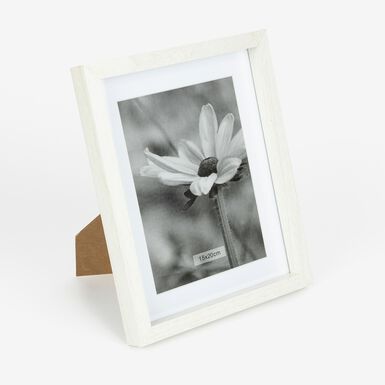Marco de fotos blanco madera Mati 15x20cm