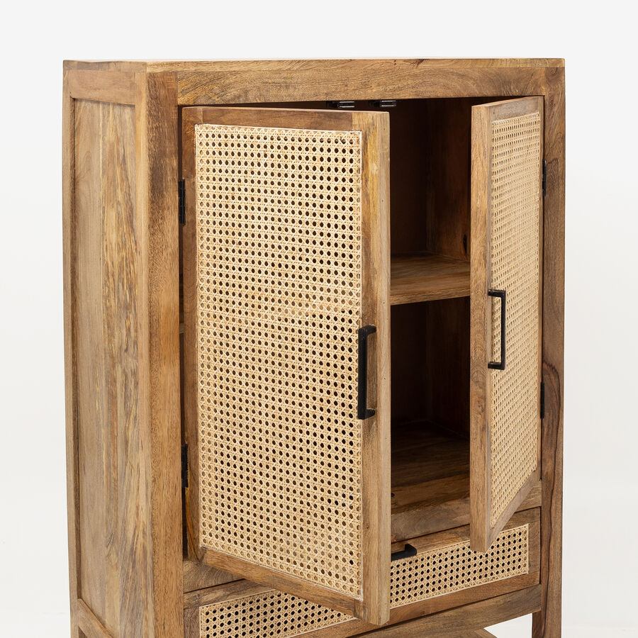 Armario de madera de mango Merlin 82x42x138cm Clau&Chloe