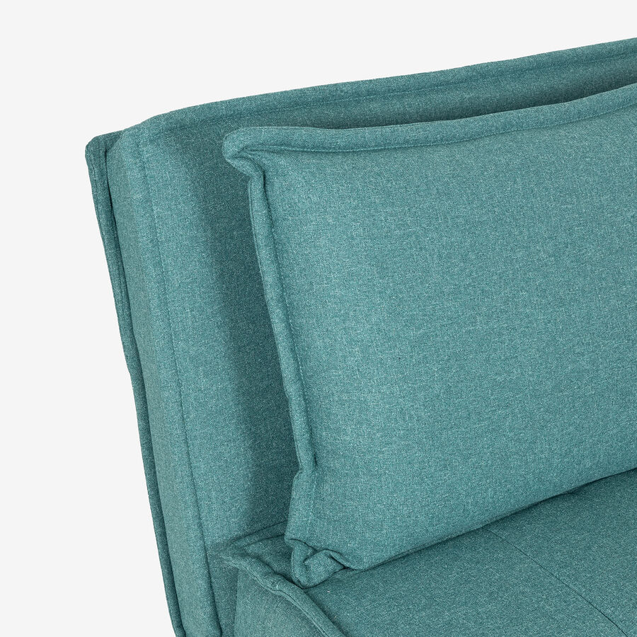 Sofá cama individual verde Luca 104x92x84cm