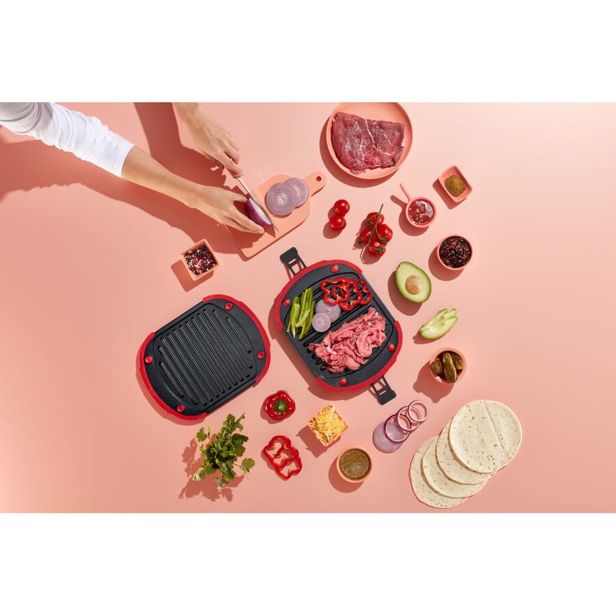 Grill para microondas con asas de silicona XL - L&eacute;ku&eacute;