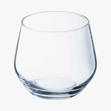 Set de 4 vasos de vidrio transparente Vinetis 36cl