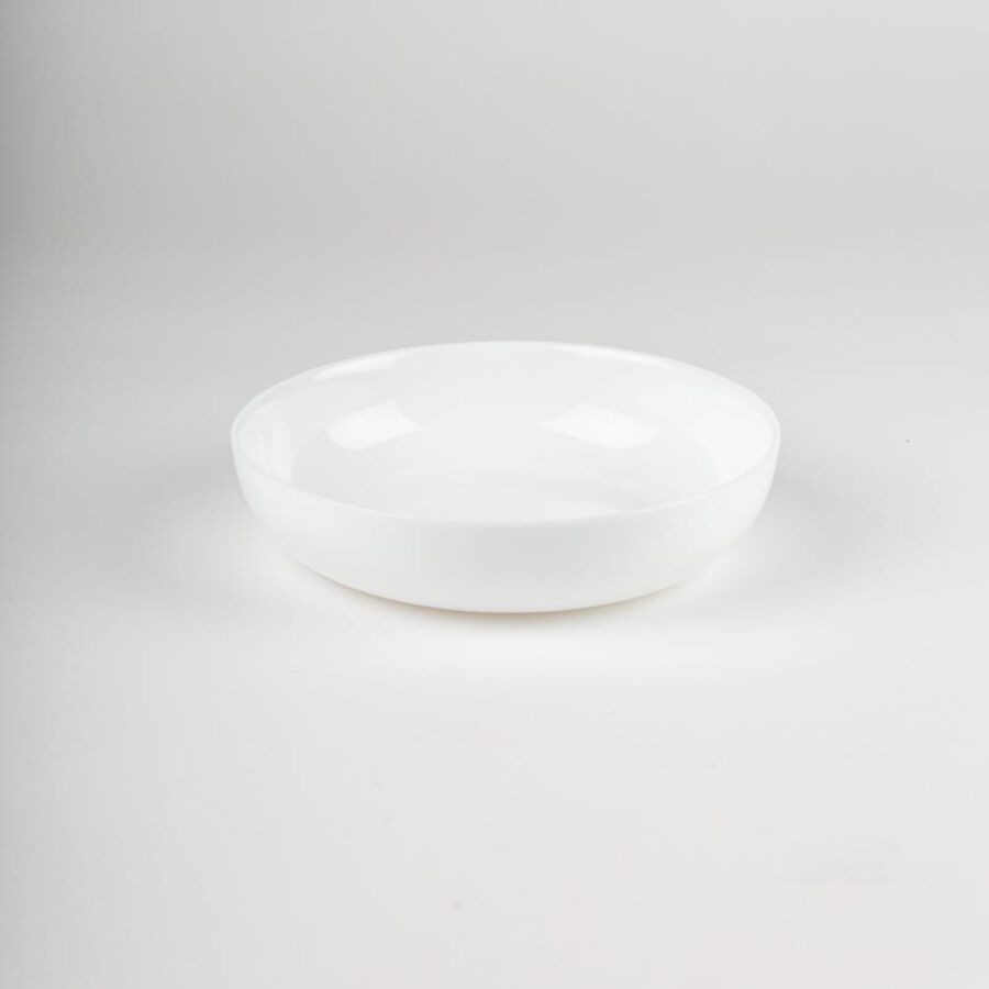 Plato llano blanco opal Ø17cm