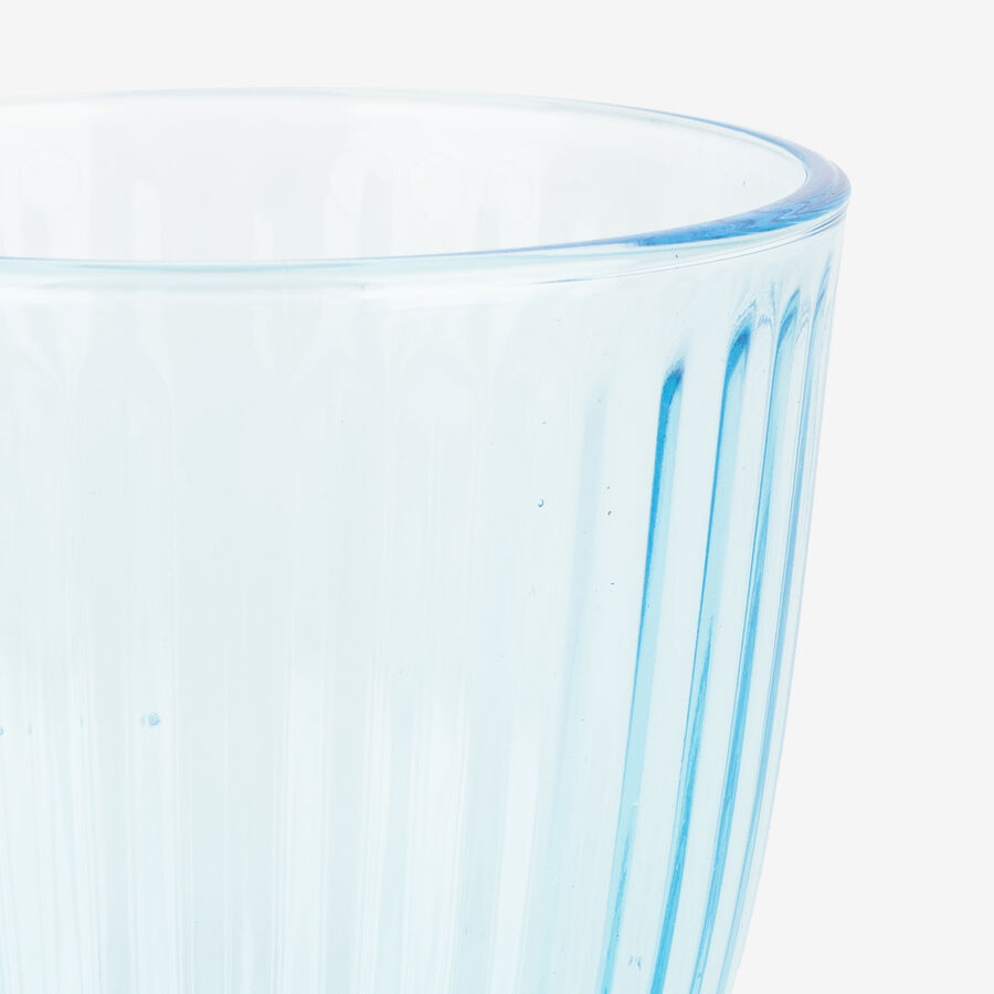 Vaso de cristal azul Line 29cl
