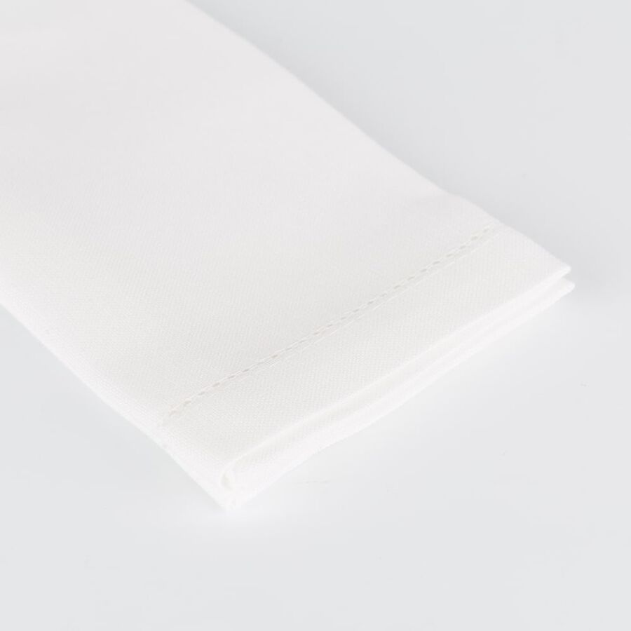 Servilleta de tela básica color blanco 45x45cm