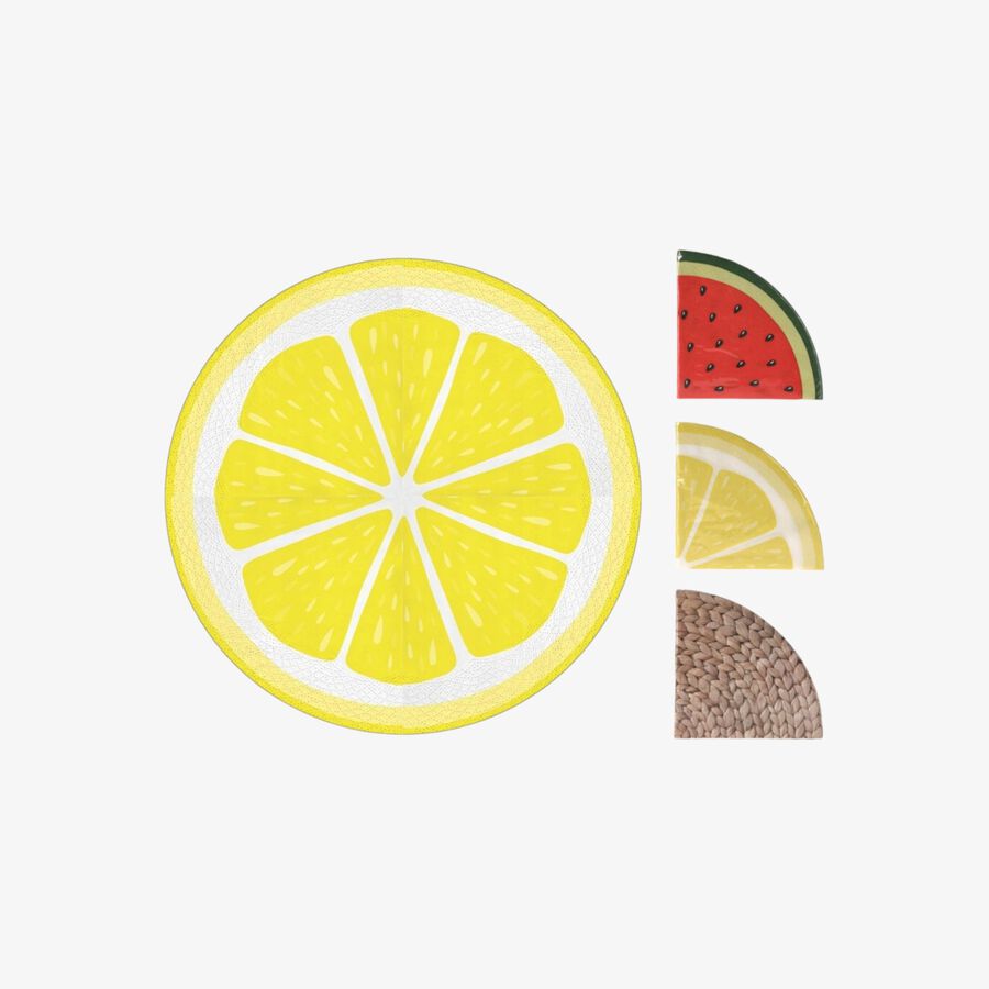 Set de 12 servilletas de papel redondas Ø32cm