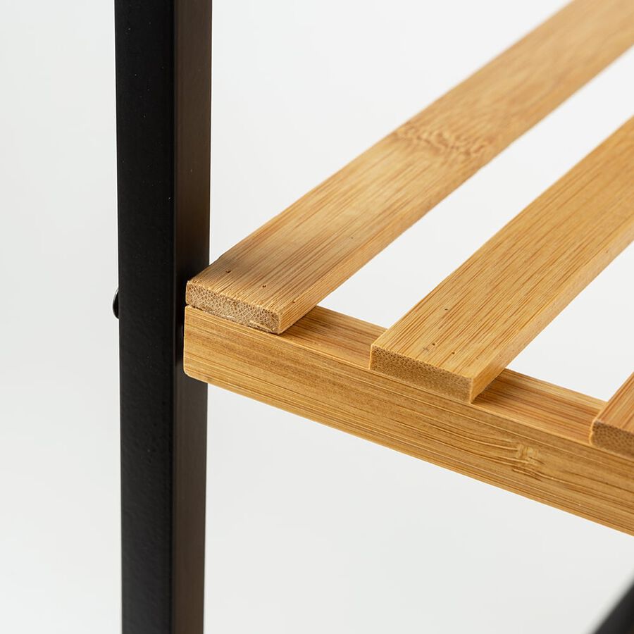 Estanter&iacute;a de madera de bamb&uacute; Niza 38x32x70cm