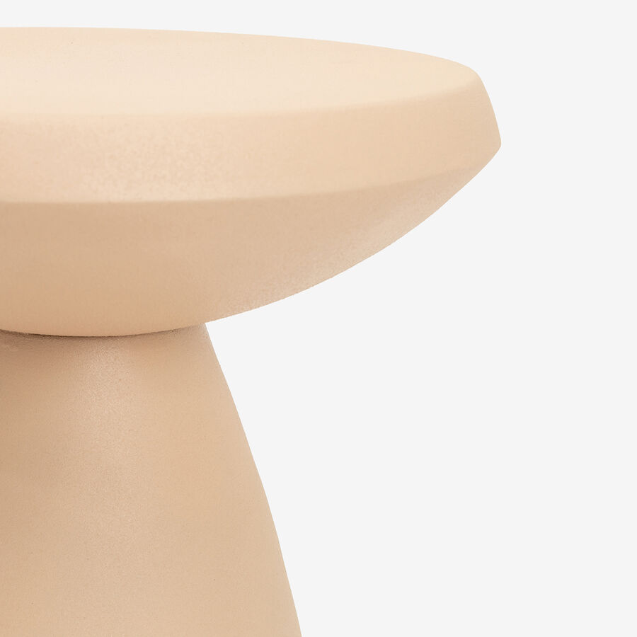 Mesa auxiliar de acero Varmo Ø30x47cm Clau&Chloe