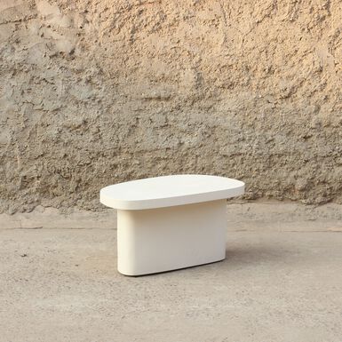 Mesa auxiliar de microcemento Balin 70x40x35cm Clau&Chloe