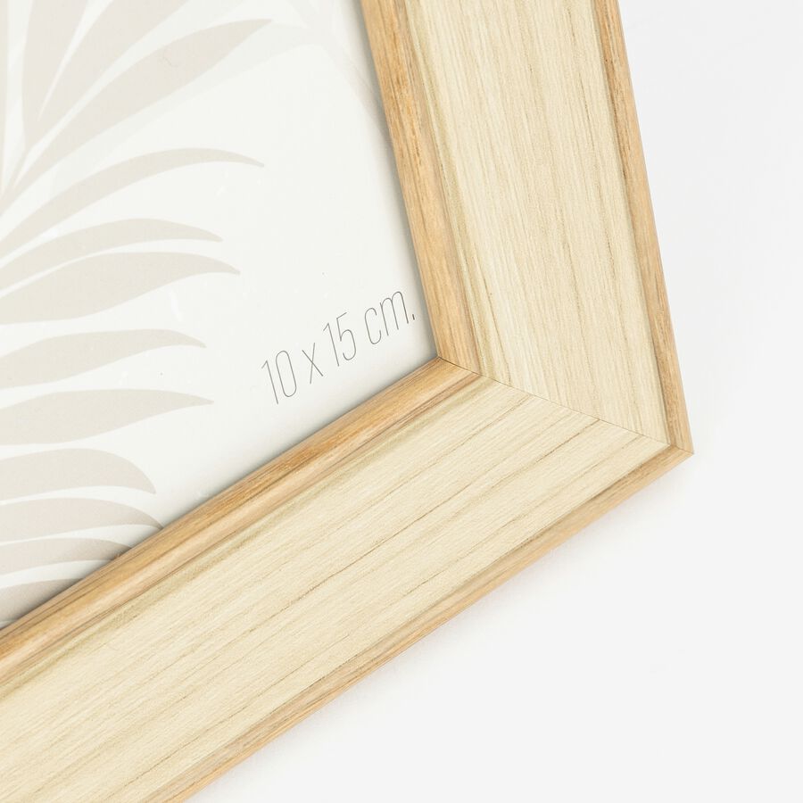 Marco de fotos efecto madera Blat 10x15cm