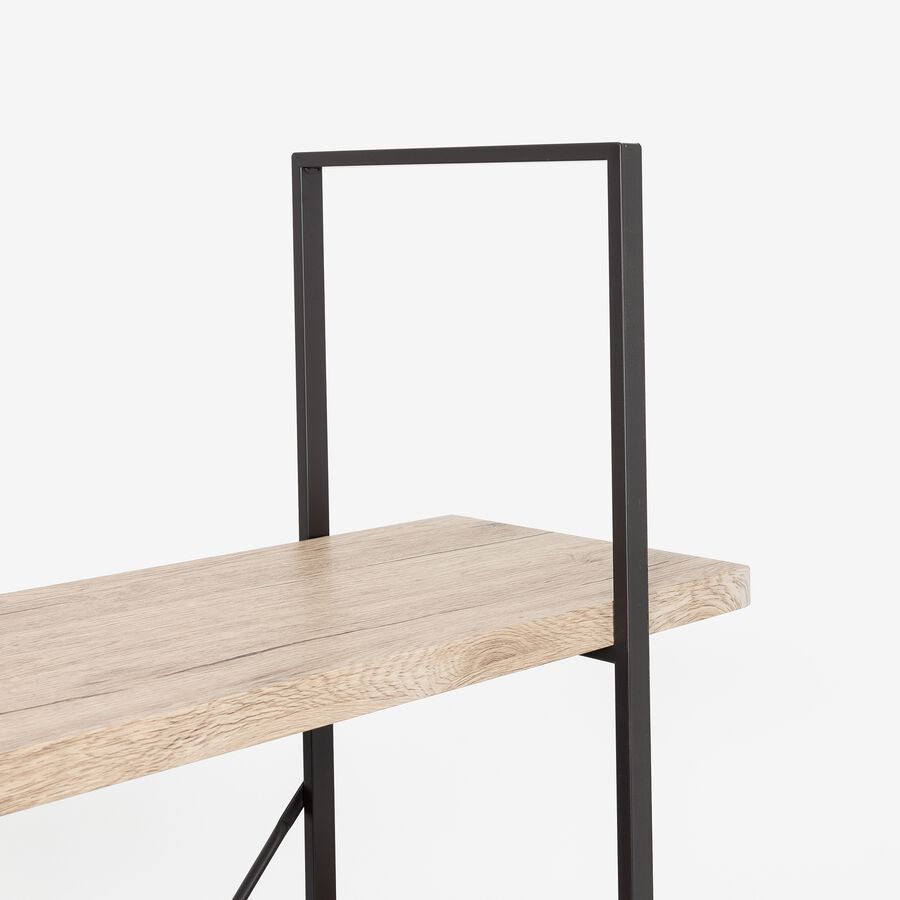 Estantería de madera MDF de 5 estantes marrón Badok 174 cm