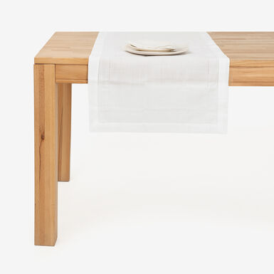 Camino de mesa blanco Basic 50x140cm