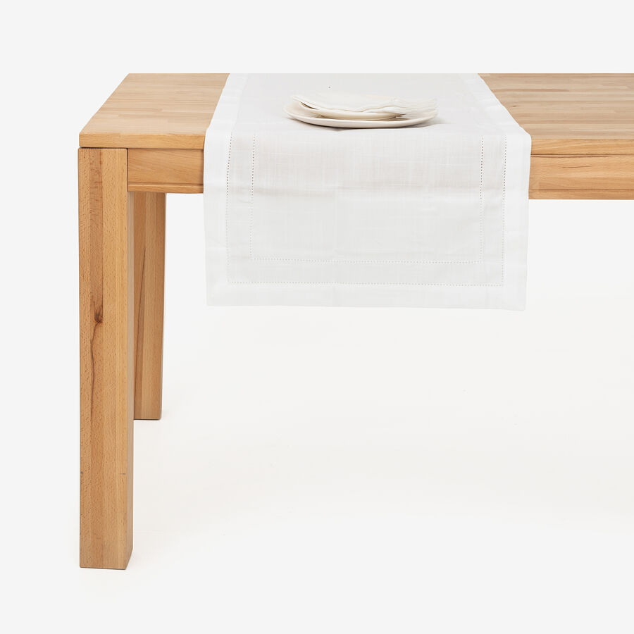 Camino de mesa blanco Basic 50x140cm