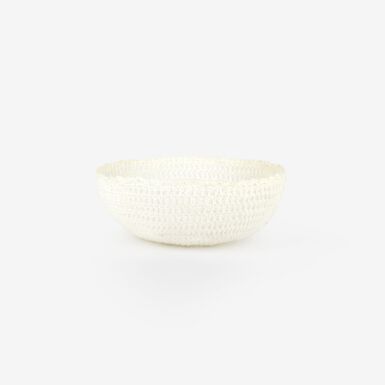 Frutero de algod&oacute;n blanco Nadel &Oslash;22x8cm