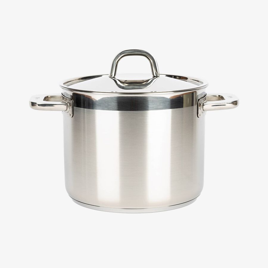 Olla de acero inoxidabe con tapa Advance Ø20cm