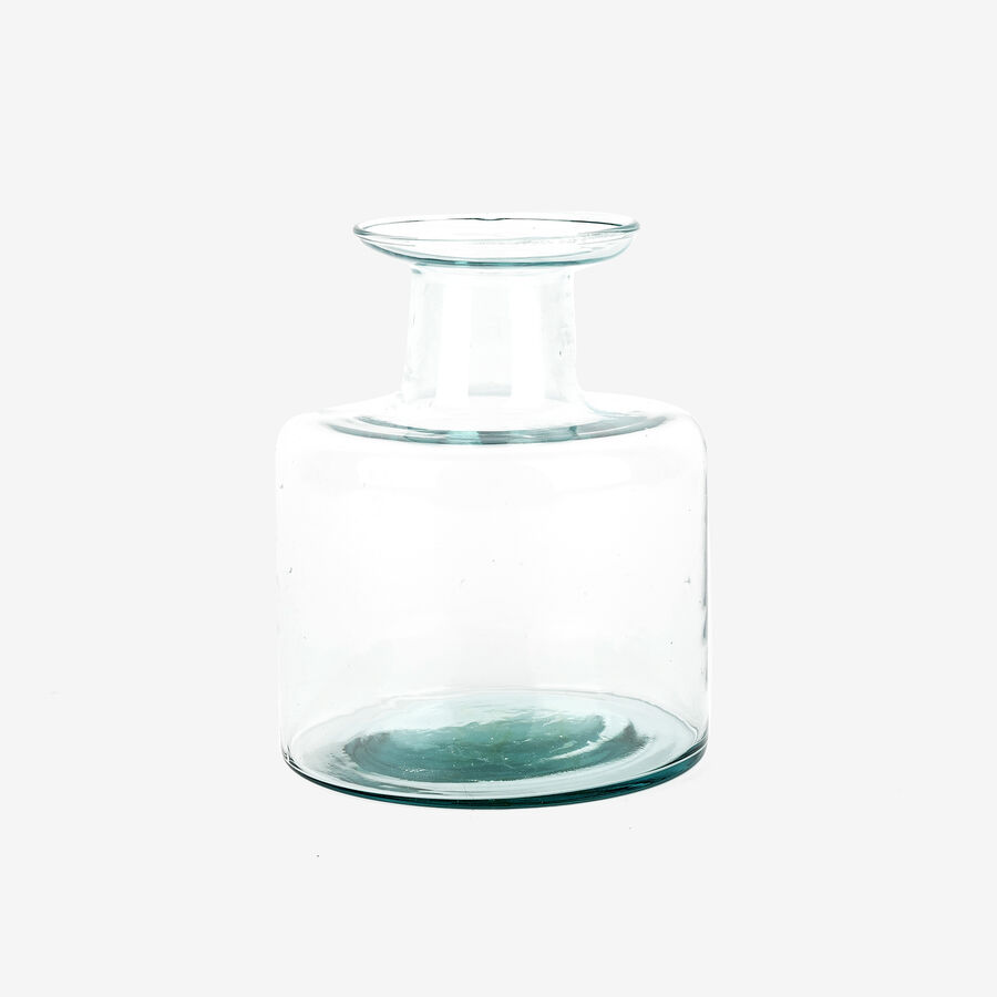 Jarr&oacute;n de vidrio reciclado &Oslash;15x21cm