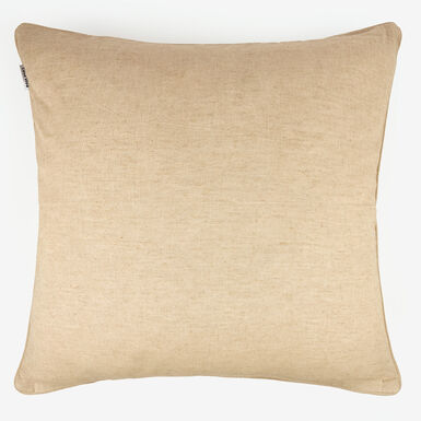 Funda de coj&iacute;n de lino beige 60x60cm