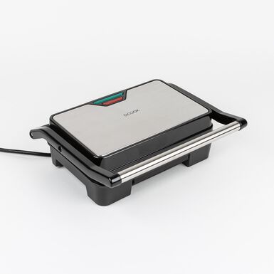 Grill de doble placa el&eacute;ctrico gris de metal DCOOK 900W