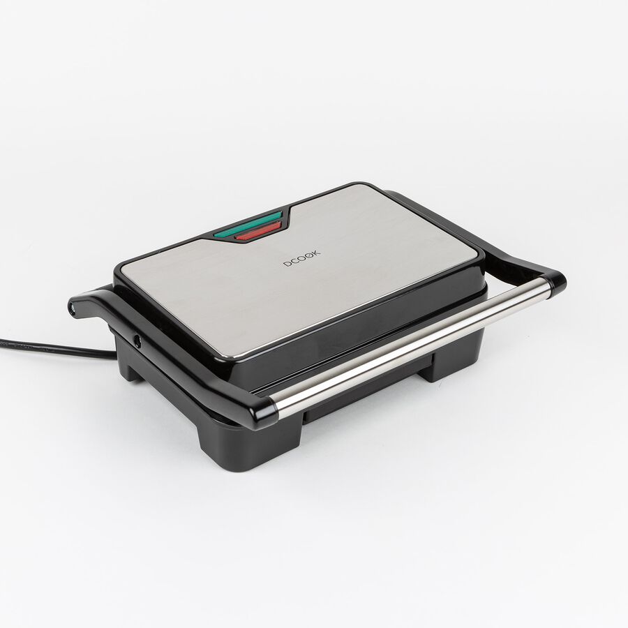 Grill de doble placa el&eacute;ctrico gris de metal DCOOK 900W