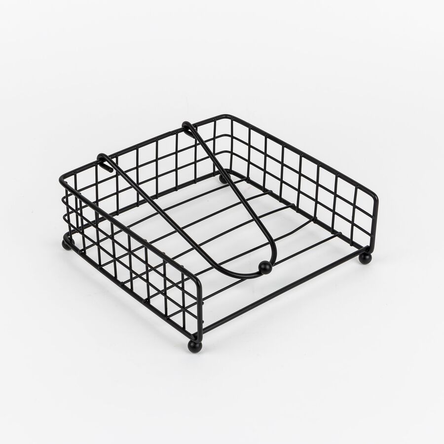 Servilletero acero Preto 19x19x7cm