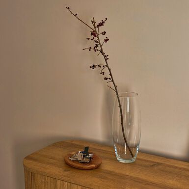 Jarr&oacute;n de cristal transparente Osaka &Oslash;11x26cm