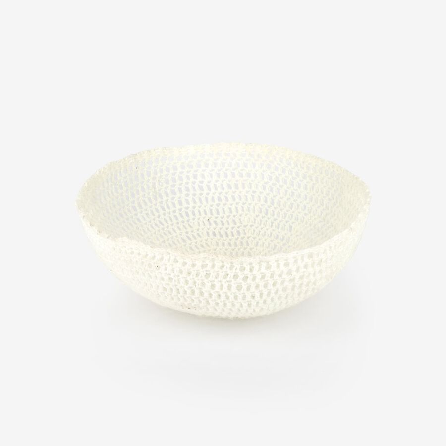 Frutero de algodón blanco Nadel Ø25x8cm