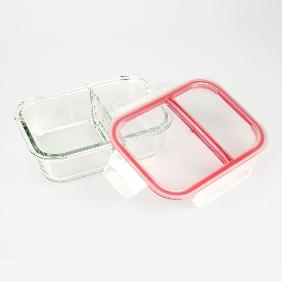 T&aacute;per de borosilicato con 2 compartimentos 18x13cm - Ibili