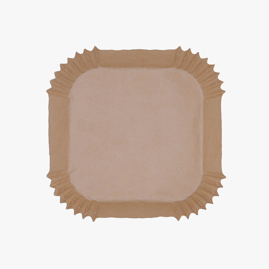 Set de 50 moldes de papel horno cuadrados 23x4,5cm