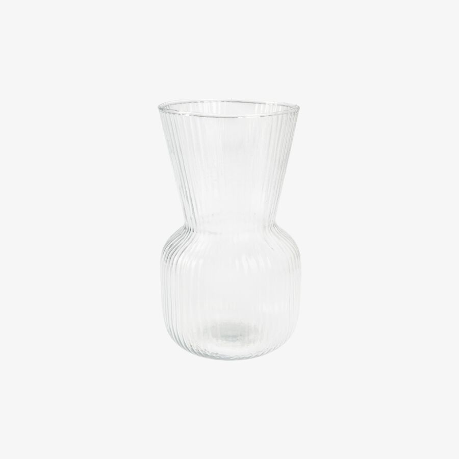 Jarrón de cristal Nasir Ø10x16cm