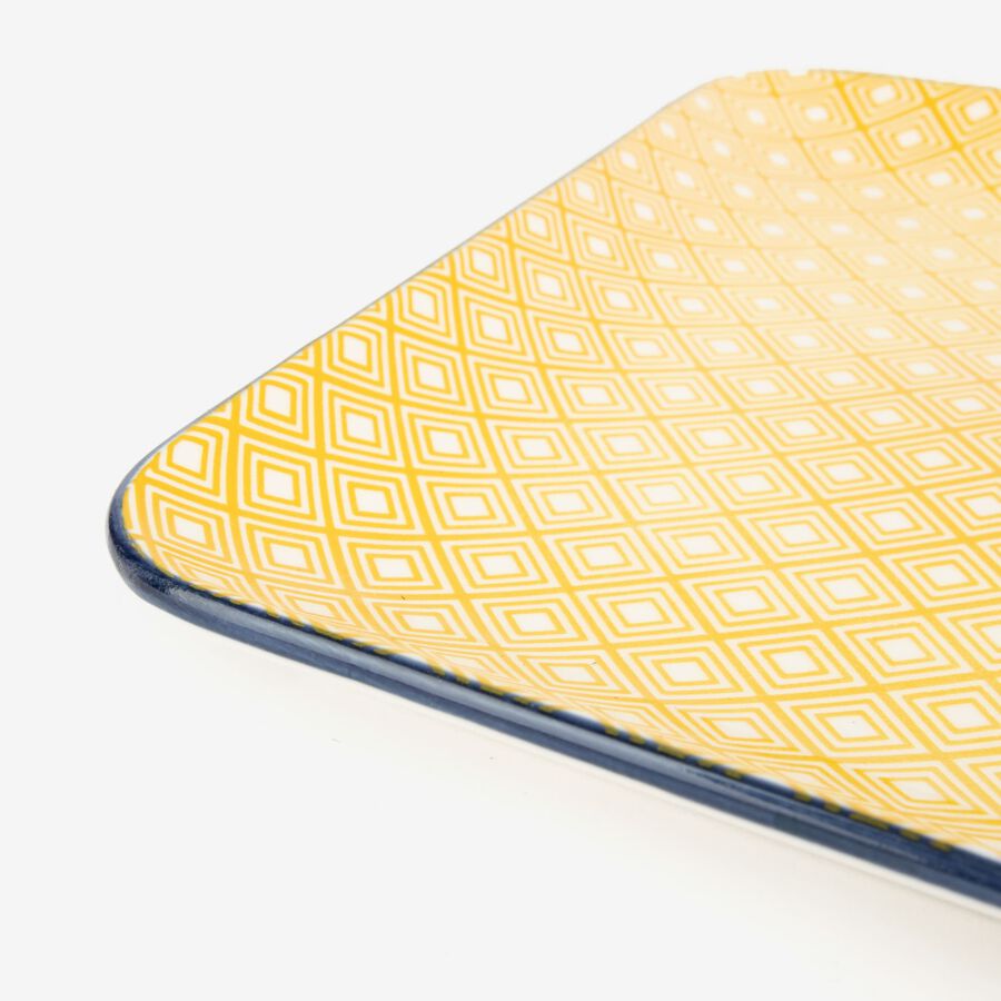 Bandeja de porcelana Okinawa 21x21cm