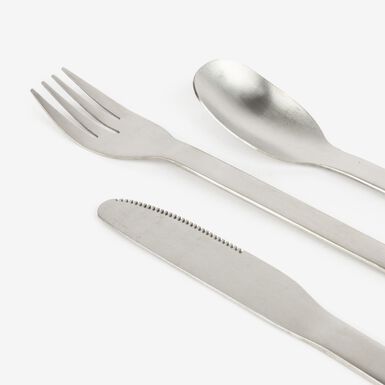 Set de cubiertos de acero inoxidable