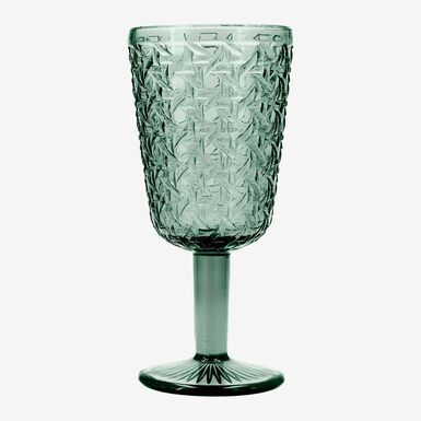 Copa de vidrio verde Jadea 28,5cl 