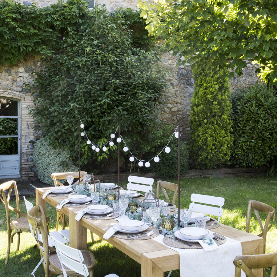 Mantel individual ovalado de mimbre Typha &Oslash;45cm