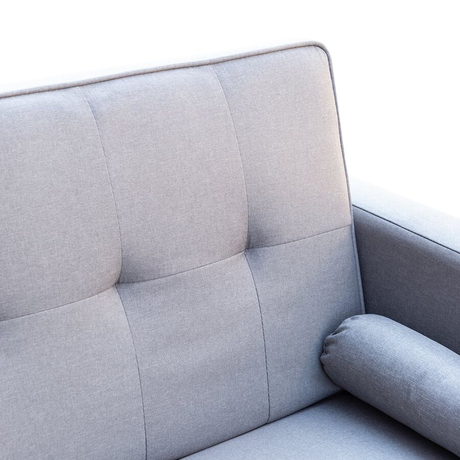 Sofá cama gris Roma 188x78x85cm