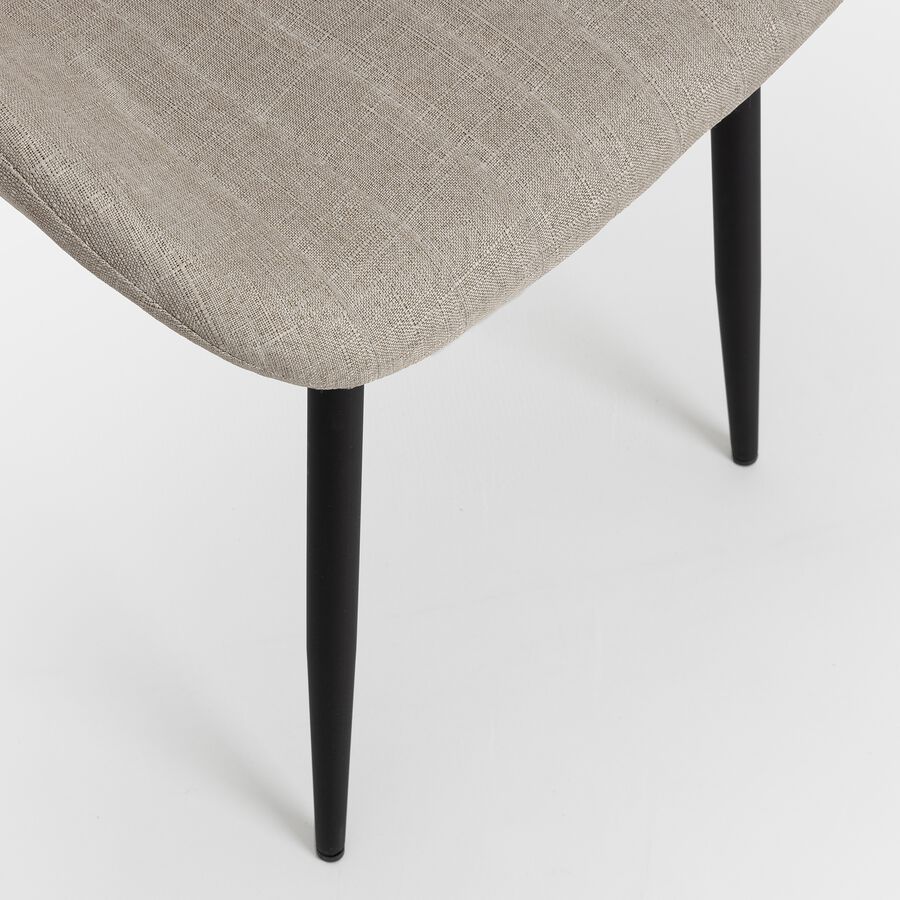 Silla de comedor beige Lydia 54x50x86cm Clau&Chloe