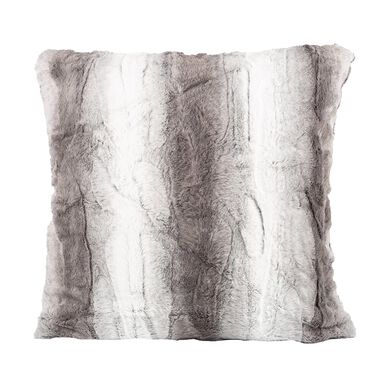 Funda de coj&iacute;n de felpa gris Alp 45x45cm