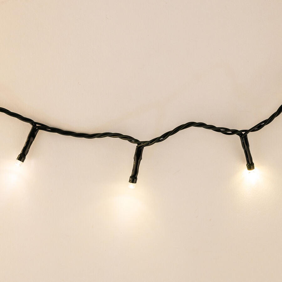 Guirnalda de luces exterior 320 LEDs luz cálida 27m