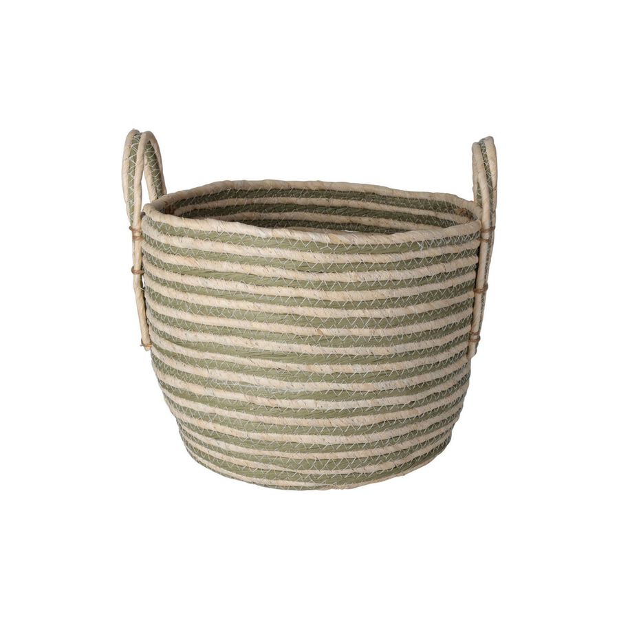 Cesta con asas de fibras naturales Irai &Oslash;29x22cm