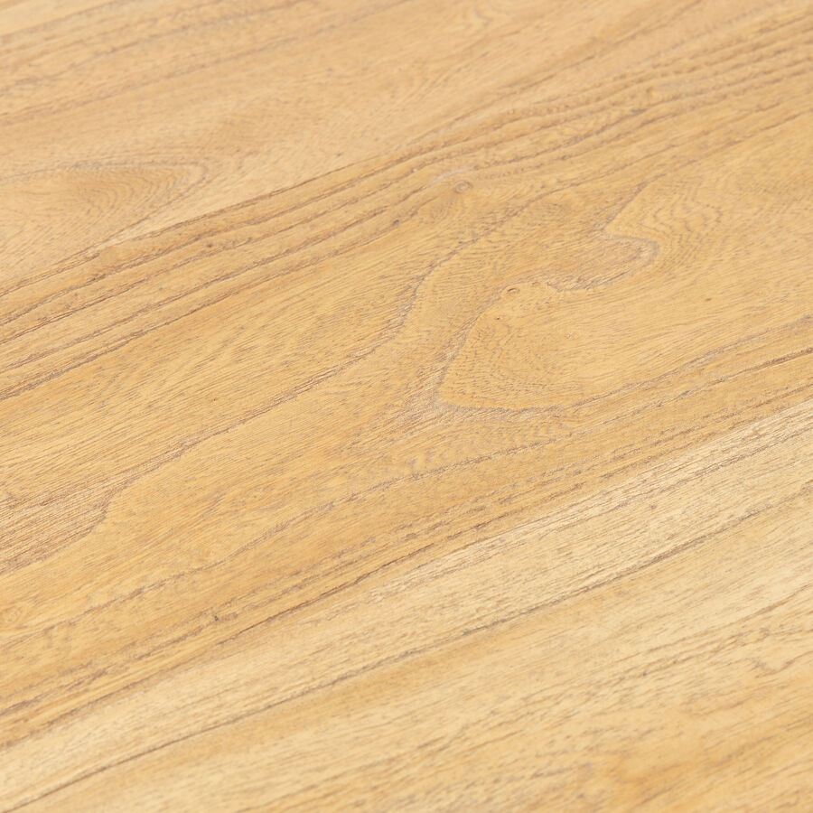 Mesa de comedor de madera de olmo reciclada Mop 180x90x76cm