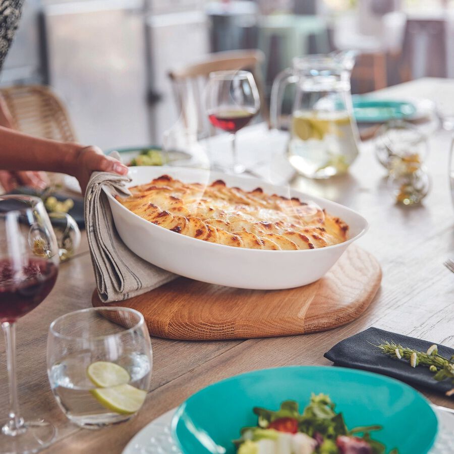 Fuente para horno rectangular opal Oven 34x25x7cm