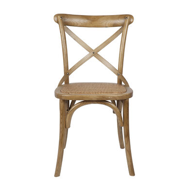 Silla de comedor de madera de olmo Antique 46x42x87cm