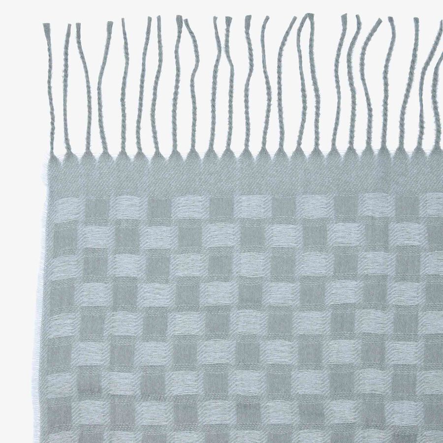 Manta efecto cashmere verde Tessal 130x150cm Clau&Chloe