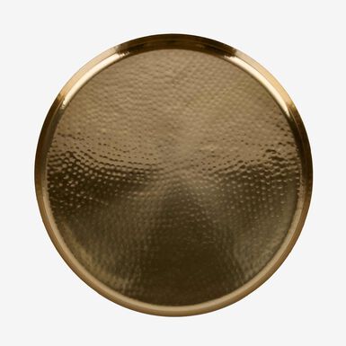 Bandeja dorada de 39cm Aura