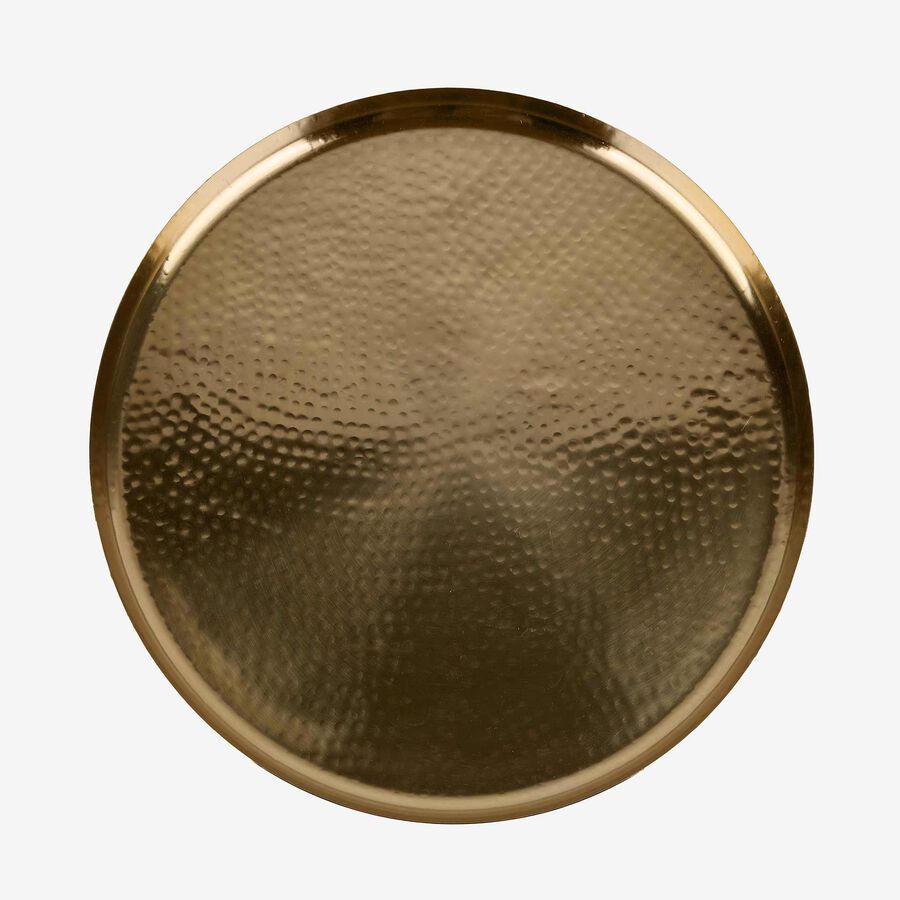Bandeja dorada de 39cm Aura
